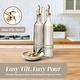 preview thumbnail 103 of 196, COOK WITH COLOR Glass Olive Oil Bottle Dispenser - 2 Pack- 17oz Oil and Vinegar Carafe Decanter
