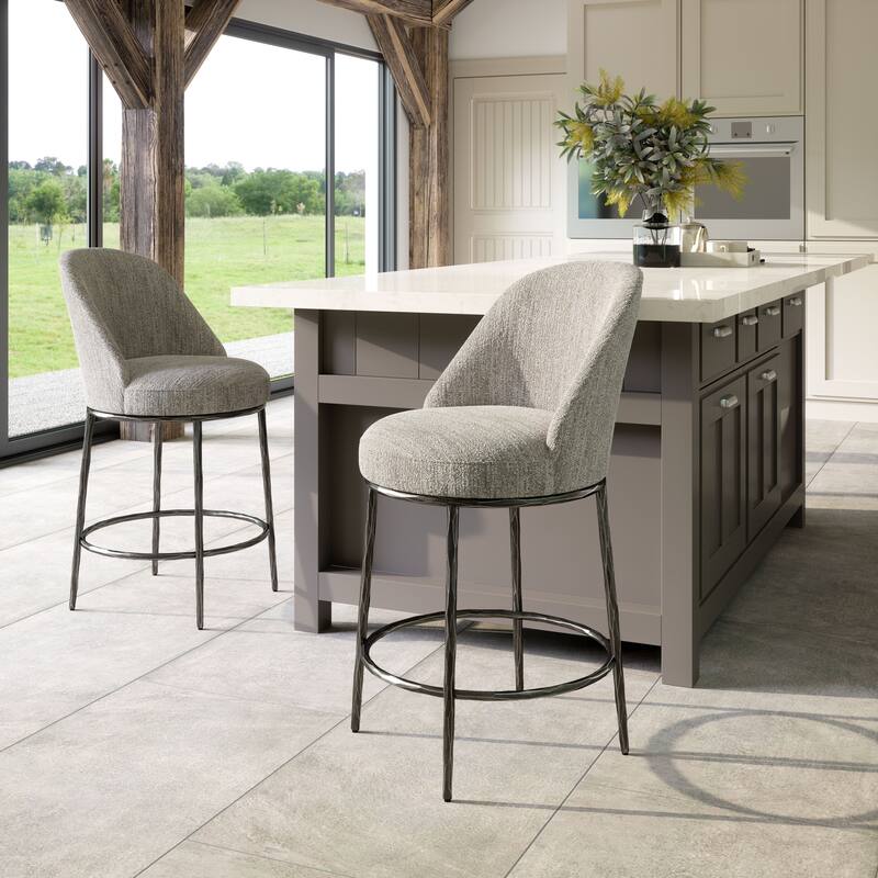 Nordhavn Swivel Counter Stool Gray - Gray