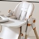 preview thumbnail 23 of 27, Portable Adjustable Baby High Chair, Infant Feeding Seat with Safety Belt, Silent Lockable Wheels & Easy-Clean, 0-6 Years