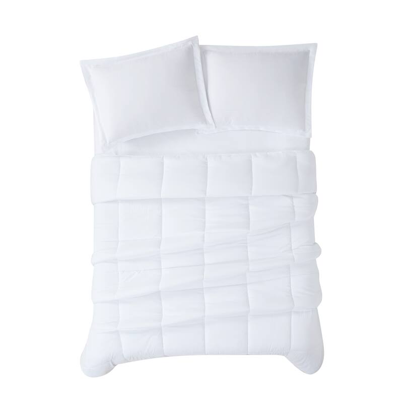 Cannon Heritage Solid 3 Piece Down Alternative Comforter Set