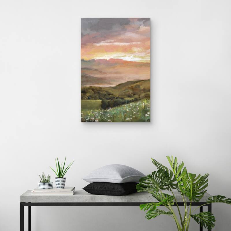 Amber Sunrise by Studio Arts Canvas Art Print