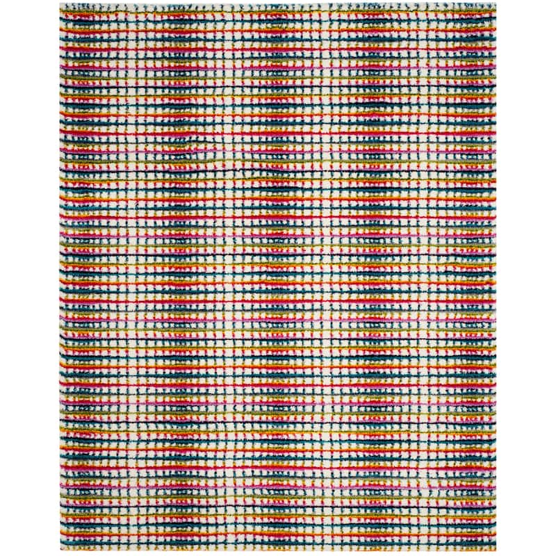 SAFAVIEH Fiesta Shag Hateme Abstract Rug
