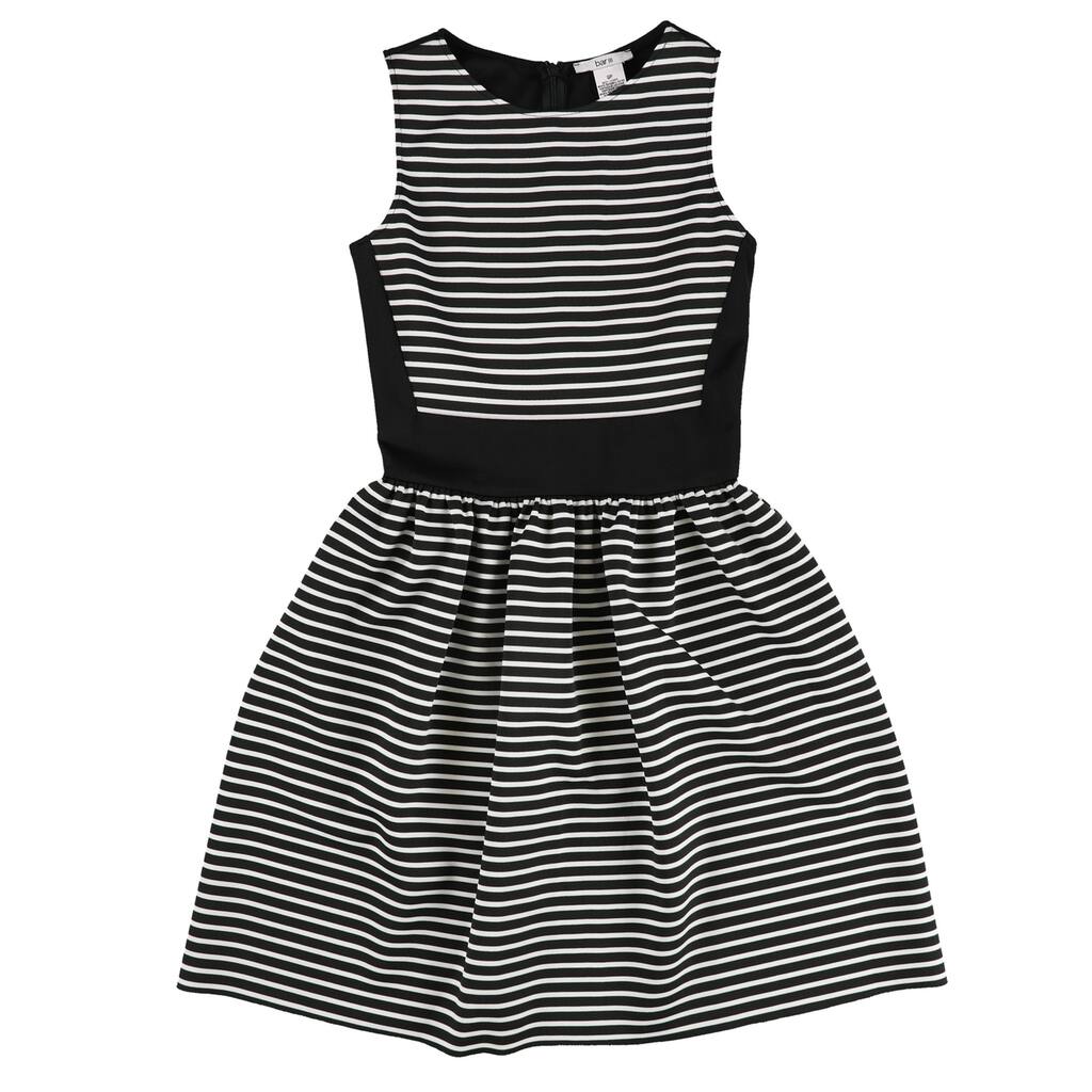 Bar Iii Womens Striped Fit & Flare Shift Dress - Overstock - 41858065