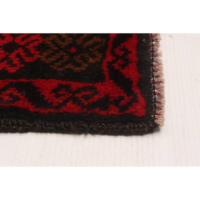 ECARPETGALLERY Hand-knotted Teimani Red Wool Rug - 5'6 x 10'3