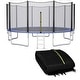 preview thumbnail 1 of 8, Gymax 15FT Trampoline Safety Net Replacement Protection Enclosure Net Kids