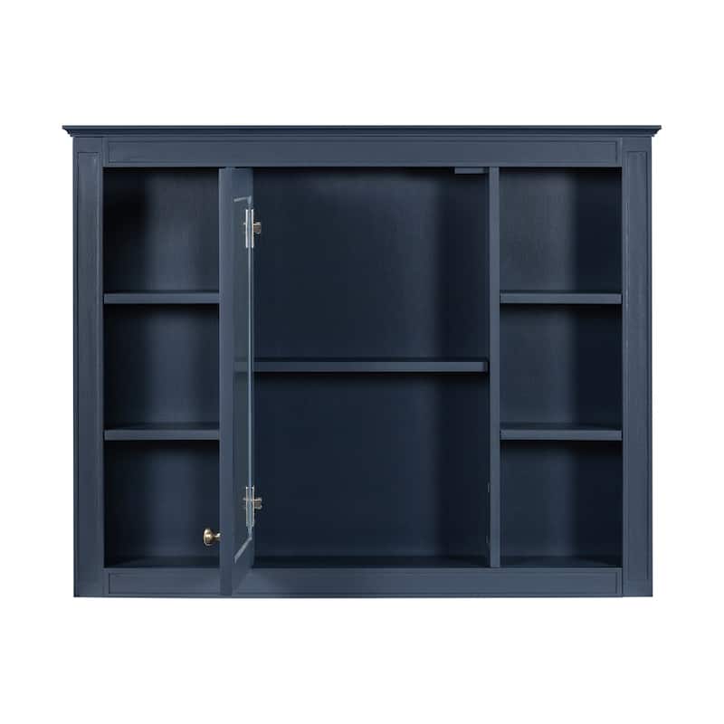 35'' x 27.5'' Medicine Cabinet,Wall Mounted Bathroom Storage Cabinet