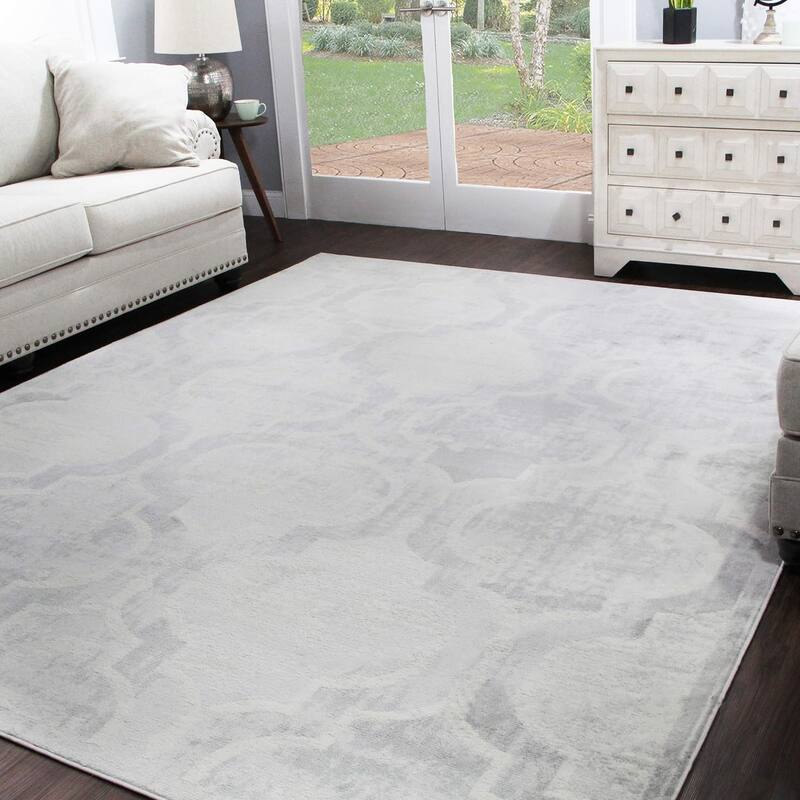Superior Viking Contemporary Geometric Trellis Indoor Runner or Area Rug