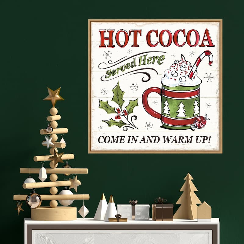 Christmas Treats IV by Anne Tavoletti Framed Canvas Wall Art
