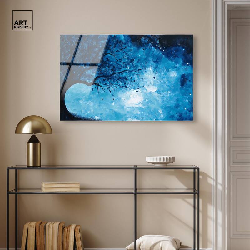 Fire and Ice Tree II Acrylic by Art Remedy, Ready to Hang