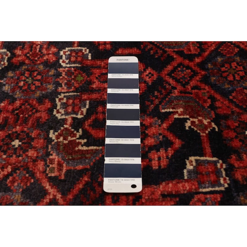 ECARPETGALLERY Hand-knotted Andelz Navy Wool Rug - 3'7 x 13'2