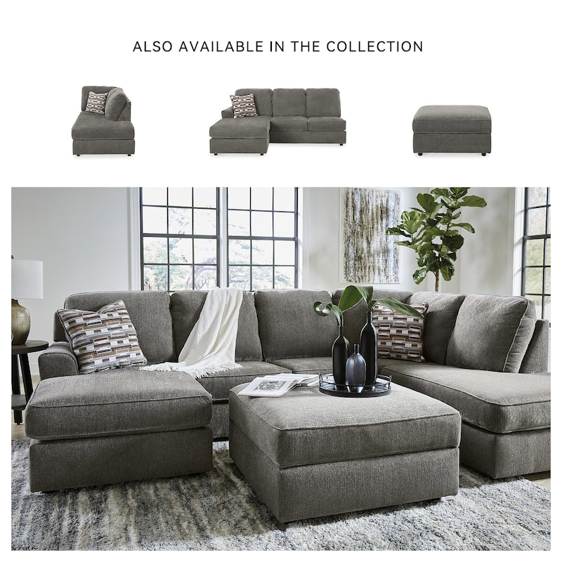 Signature Design by Ashley O'Phannon Gray Storage Ottoman