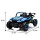 preview thumbnail 2 of 98, 24V Kids Ride-On Police Car with Bluetooth & USB