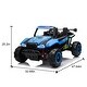 preview thumbnail 2 of 98, Two-Seater Kids Ride-On Electric Police Car 24V with 2.4G Remote Control, Music, and Safety Features
