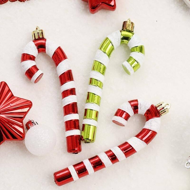 70 Pcs Christmas Decoration Ball Ornaments Set for Holiday Party Wedding - N/A