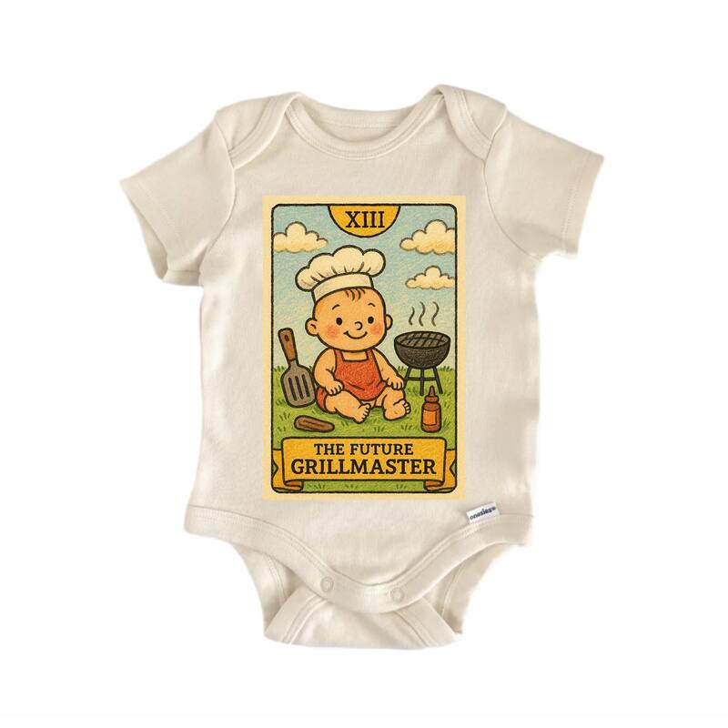 Future Grillmaster Tarot - Baby Bodysuit - White - 6-9M