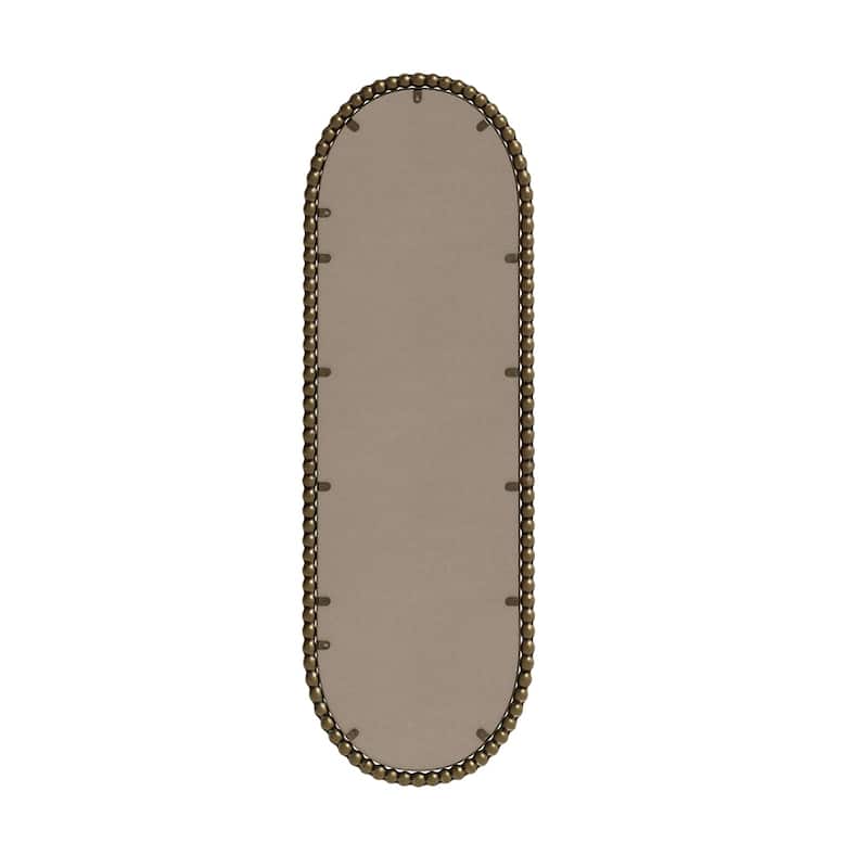 Iron Art Oval Retro Mirror, Antique Effect,Wall Hanging