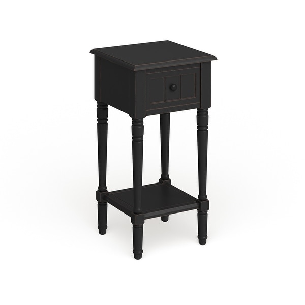 The Gray Barn Robert One Drawer Square Accent Table. Opens flyout.