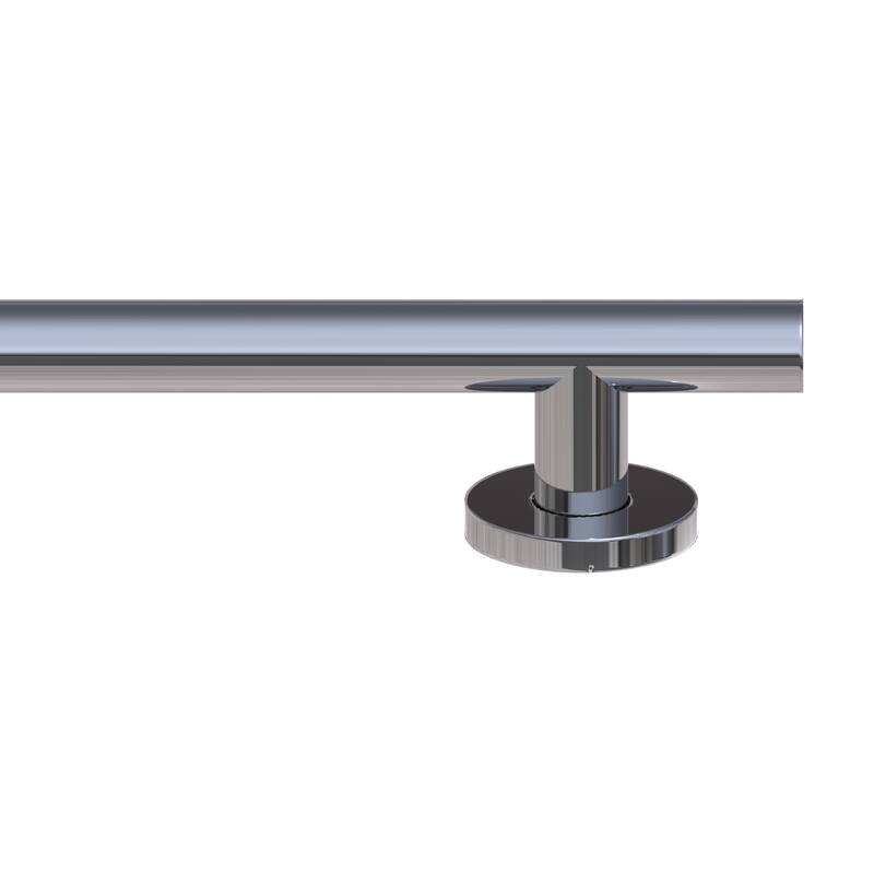 Keeney Infinity Designer Grab Bar 1.25 Dia x 36 in., Polished Chrome
