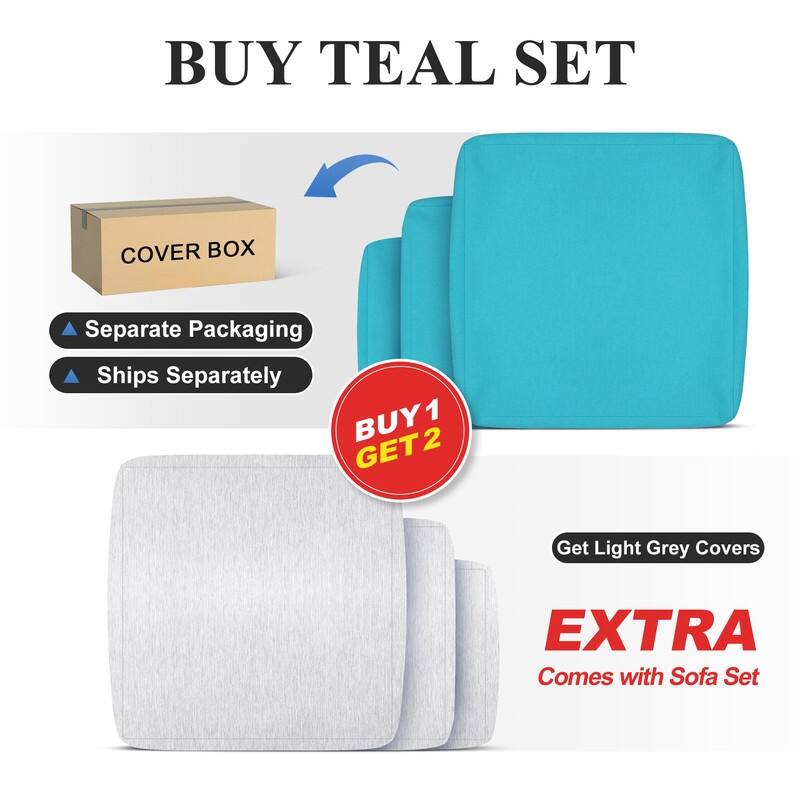 11-Piece Luxury Aluminum Outdoor Furniture Set with Chaise Lounge & Fire Pit Table, 29" Deep Seating Aluminum Patio Sectional