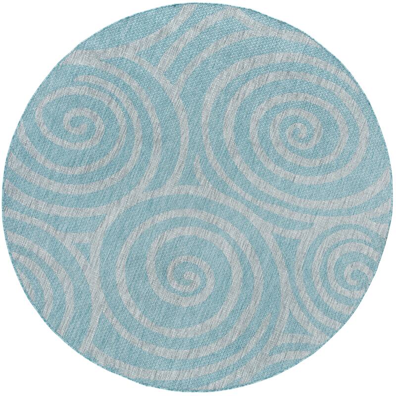 Colonnade Transitional Geometric Indoor/Outdoor Area Rug