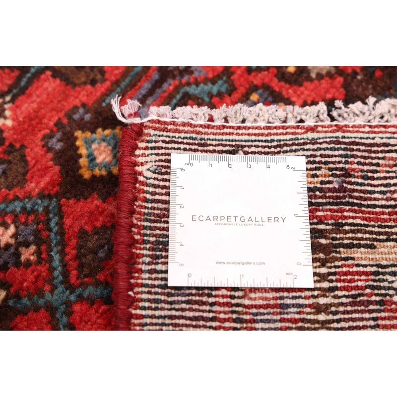 ECARPETGALLERY Hand-knotted Andelz Red Wool Rug - 3'7 x 10'9