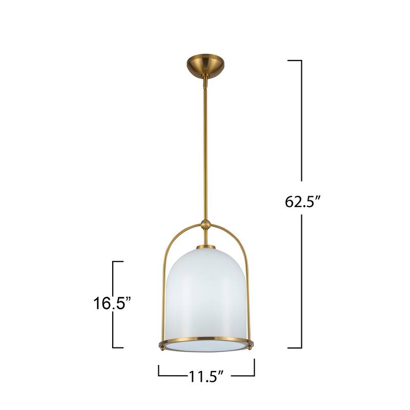 Artcraft Dahlia 1-Light Pendant - 11.5" Dia.