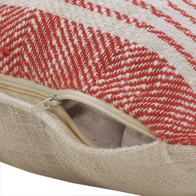 Sevita Coastal Edge Geometric Diamond Throw Pillow