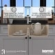 preview thumbnail 13 of 56, Karran Undermount Double Equal Bowl Quartz Kitchen Sink - 32" x 19.5" x 9" - 32" x 19.5" x 9"