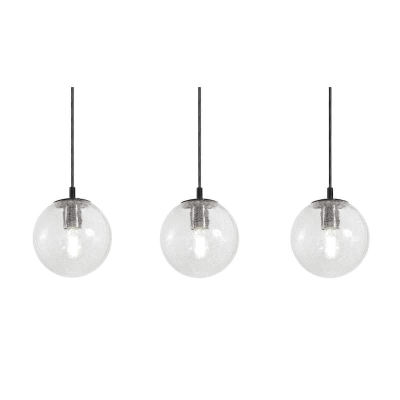 AFX PLAP07MBLNR3 Palla 3 Light 36" Wide Multi Light Pendant - Black