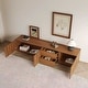 78.74" Mid Century Brown Wood TV Stands, 2 Drawers and Cabinets
