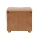 preview thumbnail 12 of 23, Christopher Knight Home - Modern Minimalist 23.62" Nightstand with Roller Glide Drawers & Solid Wood Legs, Versatile Home Use