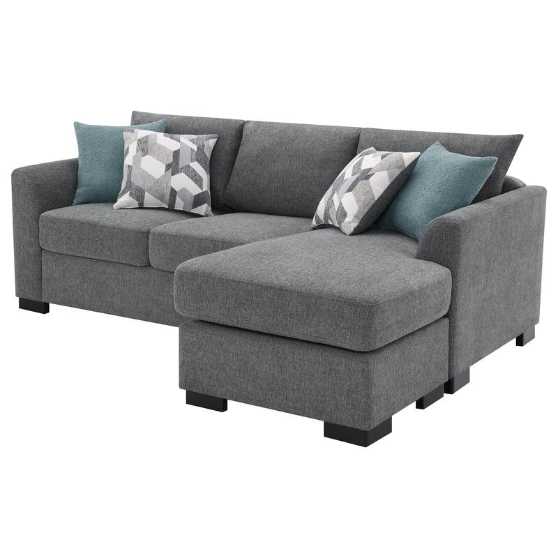 Pacheco Upholstered Sleeper Sectional Chaise Sofa