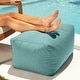 preview thumbnail 52 of 56, Jaxx Sunbrella Patio Outdoor Ottoman Breeze