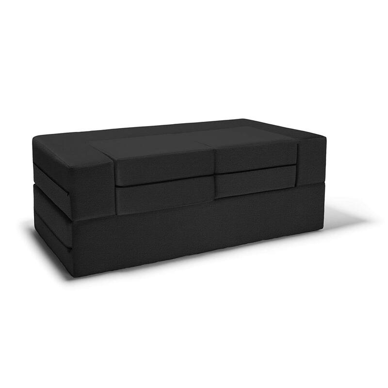 Jaxx Zipline Convertible Queen-size Sleeper Loveseat and Ottoman Set