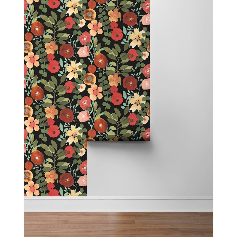NextWall Garden Dance Peel and Stick Wallpaper