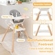 preview thumbnail 25 of 30, 6-in-1 Baby High Chair with Removable Dishwasher and Safe Tray - 24.5" x 23" x 35.5"