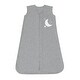 preview thumbnail 6 of 8, Lambs & Ivy Luna 6-Piece Gray/White Owl Nursery Baby Crib Bedding Set w/ Mobile