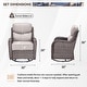 preview thumbnail 92 of 187, Outdoor Patio Sofa Swivel Chair with 6-Inch Thick Cushions Set
