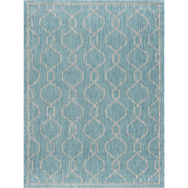 Colonnade Transitional Geometric Indoor/Outdoor Area Rug
