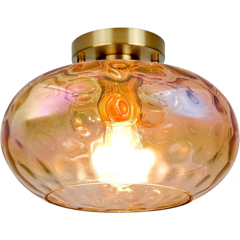1-light hallway light gold ceiling light metal, glass,brass kitchen light