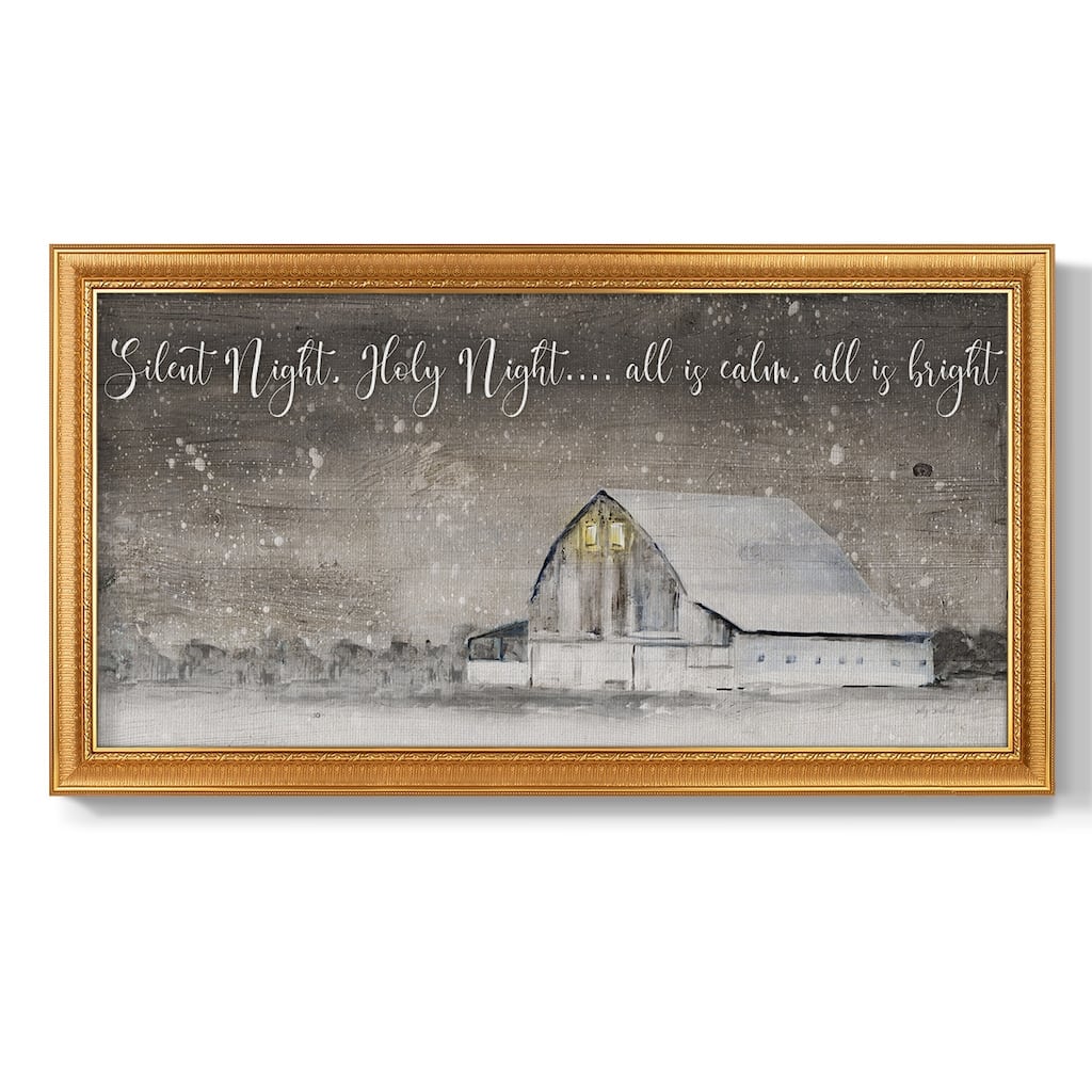 Silent Night Premium Framed Canvas- Ready to Hang