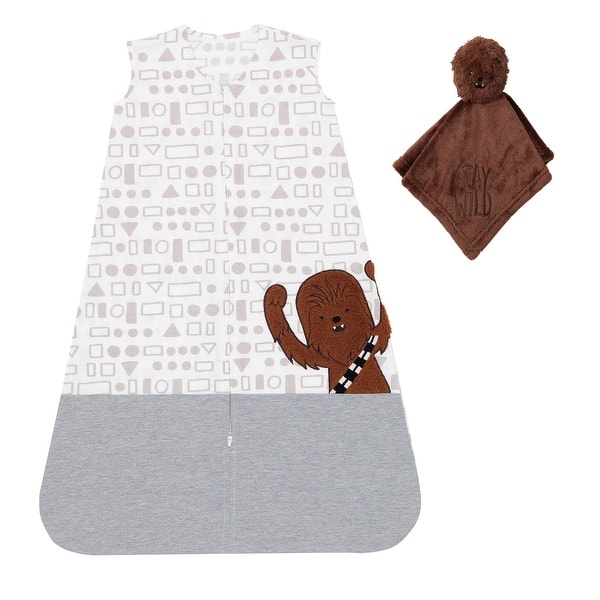 slide 2 of 9, Lambs & Ivy Star Wars Chewbacca Wearable Blanket & Lovey Baby Gift Set - 2pc