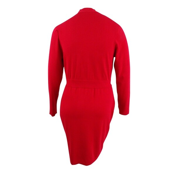 vince camuto faux wrap dress