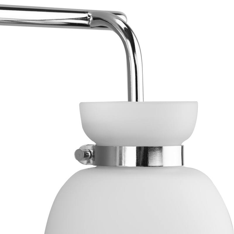Lexie Collection Three-Light Polished Chrome Contemporary Vanity Light - 22 in x 6.62 in x 11 in