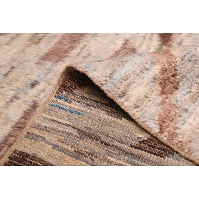 ECARPETGALLERY Hand-knotted Pak Finest Marrakesh Light Grey Wool Rug - 9'2 x 12'2