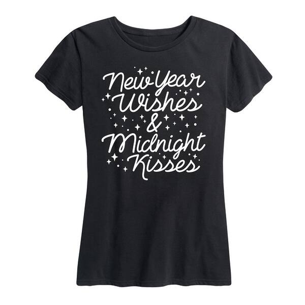 Shop New Year Wishes Funny Party Drinking Ladies Short Sleeve Classic Fit Tee Overstock 25766927