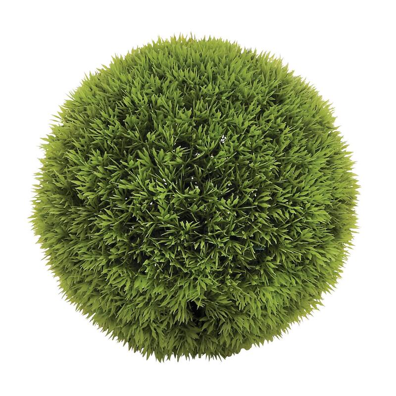 CosmoLiving by Cosmopolitan Green Faux Foliage Boxwood Topiary Artificial Foliage Ball - 9 x 9 x 9Round