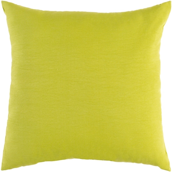 slide 1 of 1, Miguel Lime Solid Indoor/ Outdoor Throw Pillow (16" x 16")