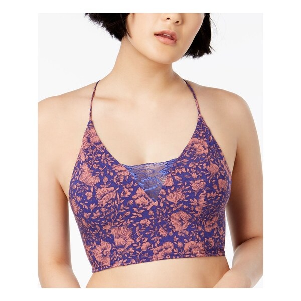 blue lace bralette top