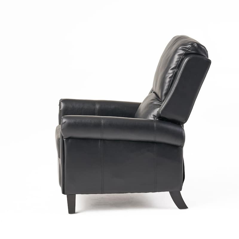Haddan PU Leather Recliner Club Chair by Christopher Knight Home